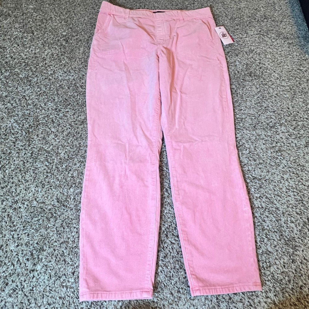 Juicy by Juicy Couture‎ Pink Corduroy Straight Leg Pants Plus Size 18 NWT